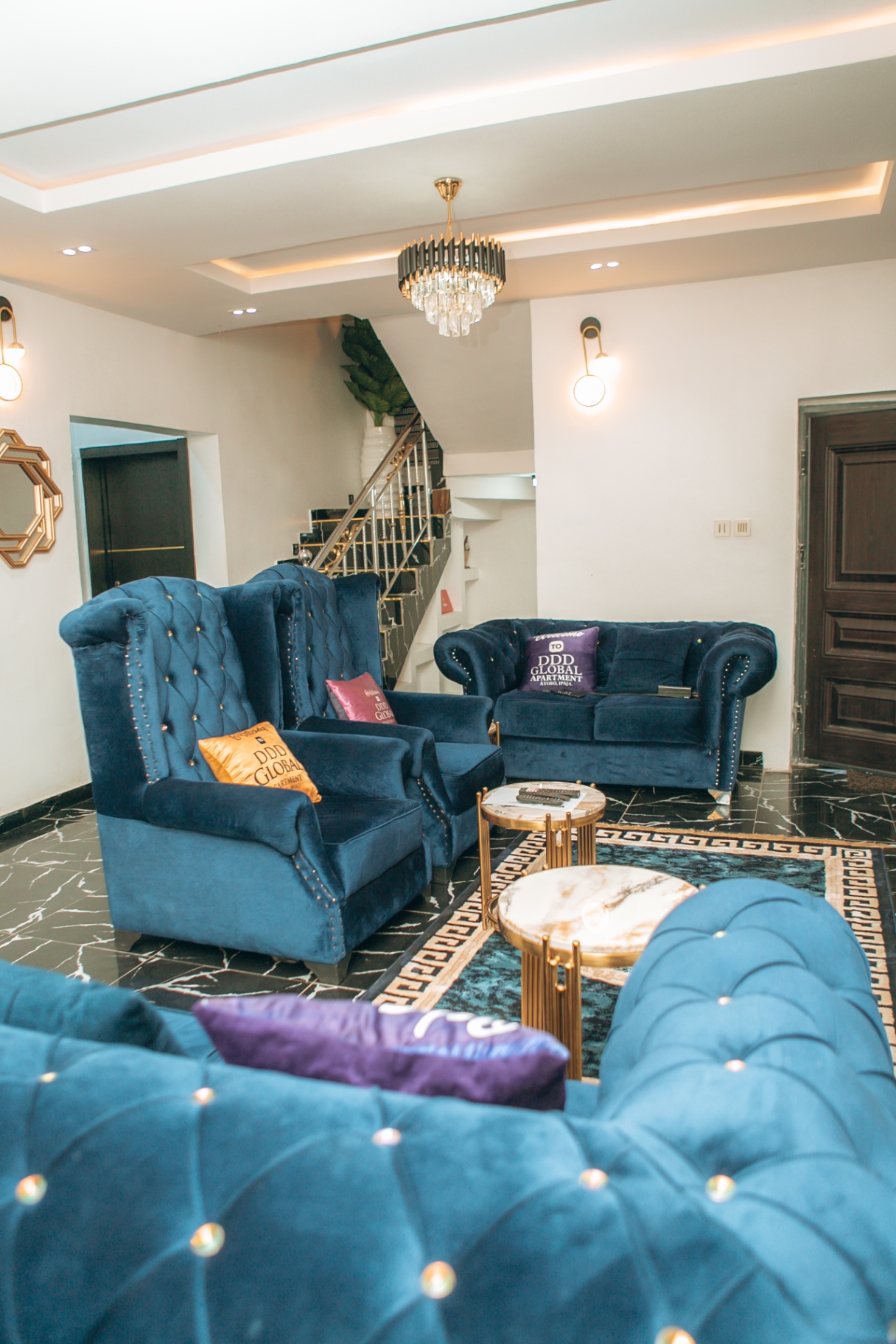 Lounge at DDD Global Apartments