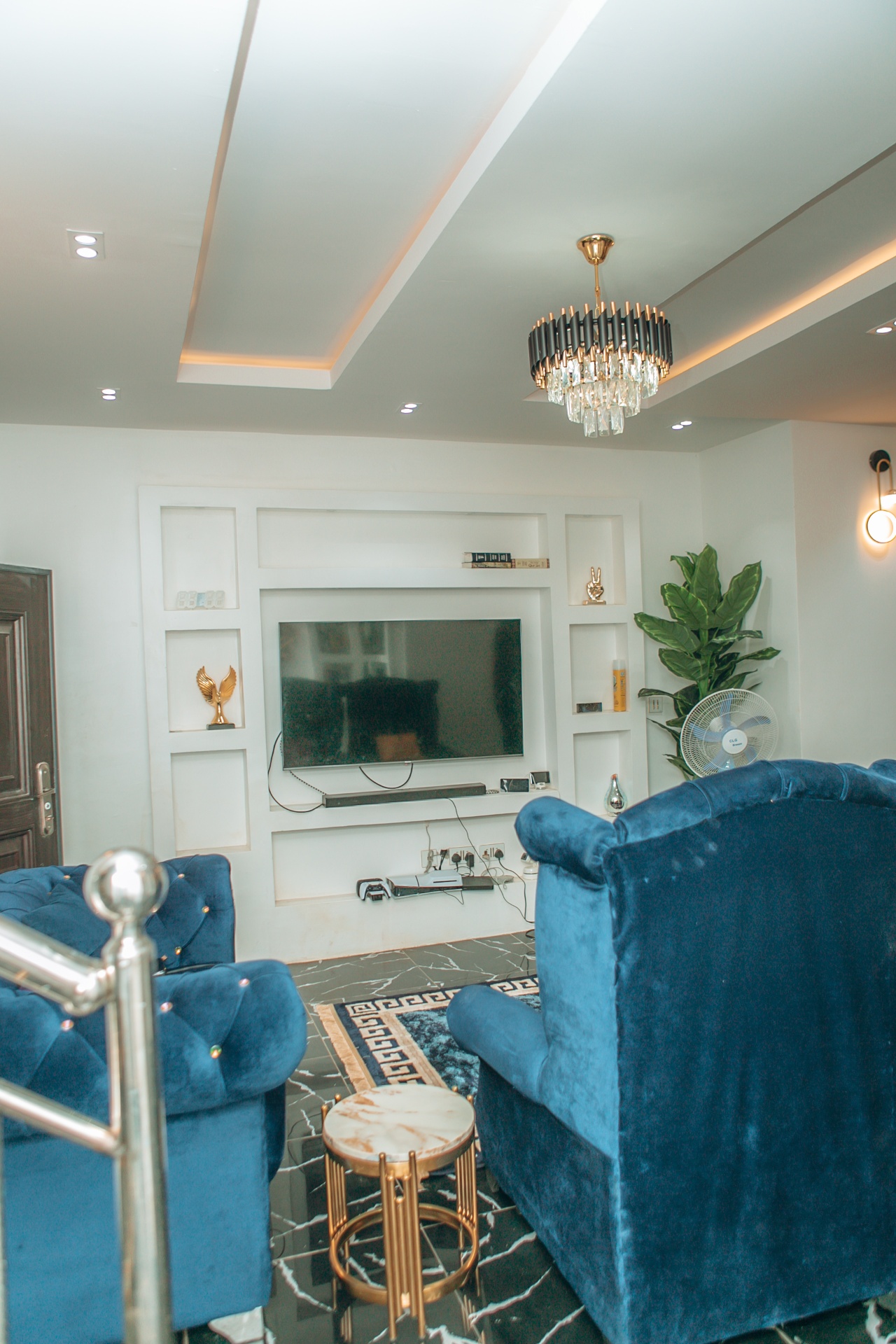 TV Lounge at DDD Global Apartments